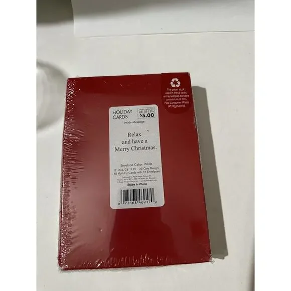 3 Box Of 12 Ea -Relax Its Only A Phase & Prance Stars 54 Christmas Funny Cards‎